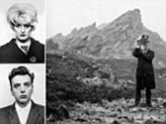 moors murders: chilling image of killer brady just 40 miles from where moors murders detectives have searched for 50 years